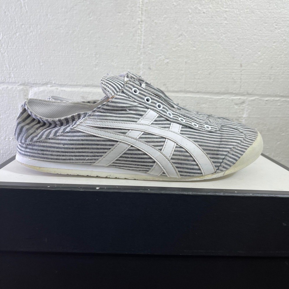 Onitsuka Tiger Mexico 66 1183A572 Paraty Black White Slip Men's 10.5 US/44.5 EU